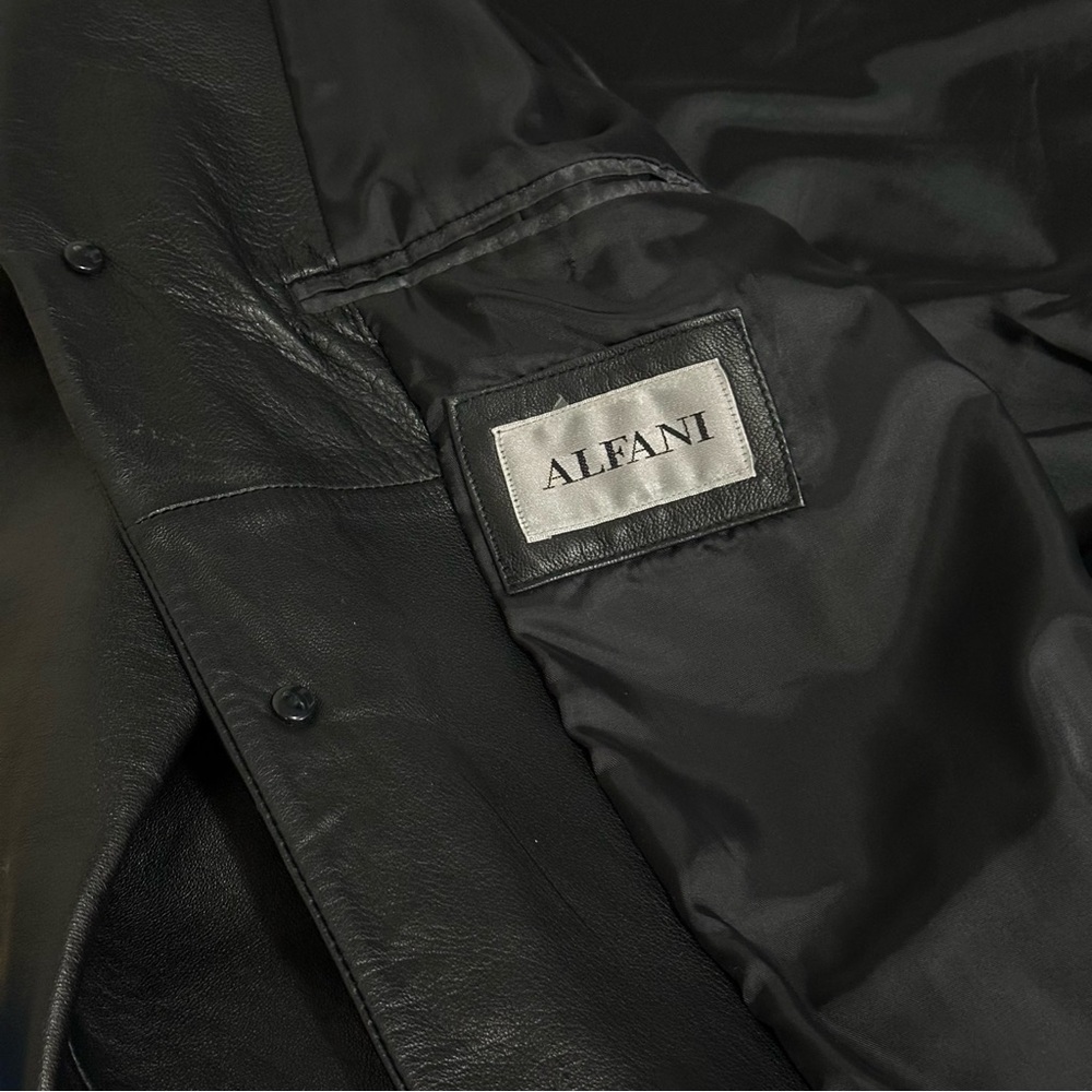 Men’s Genuine Leather Alfani Jacket - great quality - Picture 14 of 16